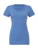 Triblend Crew Neck T-Shirt Kleur Blue Triblend