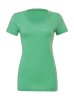 Triblend Crew Neck T-Shirt Kleur Green Triblend