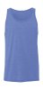 Unisex Jersey Tank Kleur Blue Triblend