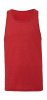 Unisex Jersey Tank Kleur Red