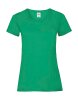 Ladies Valueweight T Kleur Kelly Green