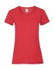 Ladies Valueweight T Kleur Red