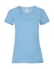 Ladies Valueweight T Kleur Sky Blue