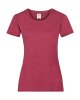 Ladies Valueweight T Kleur Vintage Heather Red