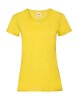 Ladies Valueweight T Kleur Yellow