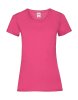 Ladies Valueweight T Kleur Fuchsia