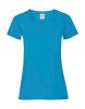 Ladies Valueweight T Kleur Azure Blue