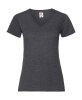 Ladies Valueweight V-Neck T Kleur Dark Heather Grey