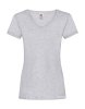 Ladies Valueweight V-Neck T Kleur Heather Grey