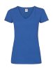 Ladies Valueweight V-Neck T Kleur Royal Blue