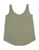 Women's Loose Fit Vest Kleur Soft Olive