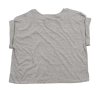 Women's Organic Crop Top T Kleur Heather Grey Melange