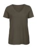 Organic Inspire V women T-Shirt Kleur Khaki Green