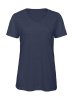 V-Triblendwomen T-Shirt Kleur Heather Navy