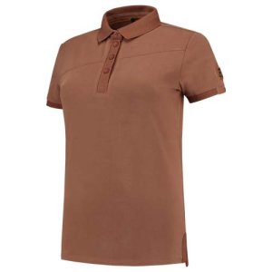 Poloshirt Premium Naden Dames Brons Bruin