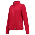 Sweatvest Fleece Luxe Dames Rood