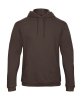 Hooded Sweatshirt Unisex Kleur Brown