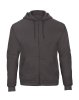 Hooded Full Zip Sweat Unisex Kleur Anthracite