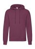 Classic Hooded Sweat Kleur Burgundy