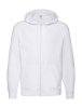 Lightweight Hooded Sweat Jacket Kleur White