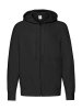 Lightweight Hooded Sweat Jacket Kleur Black