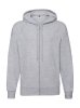 Lightweight Hooded Sweat Jacket Kleur Heather Grey