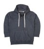 Men's Superstar Zip Through Hoodie Kleur Charcoal Grey Melange