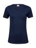 Ladies Stretch Tee Kleur Navy