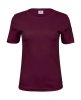 Ladies Interlock T-Shirt Kleur Wine