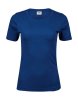 Ladies Interlock T-Shirt Kleur Indigo