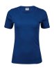 Ladies Interlock T-Shirt Kleur Indigo