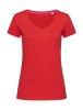 Megan V-Neck Kleur Crimson Red