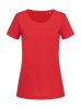 Sharon Crew Neck Women Kleur Crimson Red