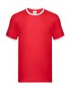 Ringer Tee Kleur Red-White