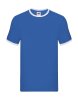 Ringer Tee Kleur Royal-White