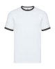 Ringer Tee Kleur White-Black