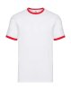 Ringer Tee Kleur White-Red