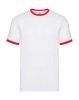 Ringer Tee Kleur White-Red