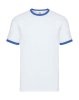Ringer Tee Kleur White-Royal