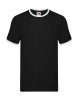 Ringer Tee Kleur Black-White