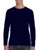 Gildan Mens Softstyle Long Sleeve Tee Kleur Navy