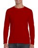 Gildan Mens Softstyle Long Sleeve Tee Kleur Red