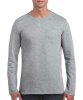 Gildan Mens Softstyle Long Sleeve Tee Kleur Sport Grey