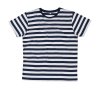 Men's Stripy T Kleur Navy-White