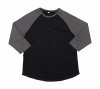 Superstar Baseball T Kleur Black-Charcoal Grey Melange