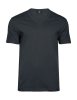 Mens Fashion V-Neck Sof Tee Kleur Dark Grey