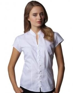 Continental Blouse Mandarin Collar